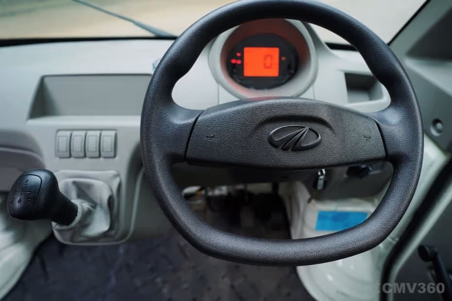 Mahindra Jeeto Steering Wheel and Digital Instrument Cluster View Mahindra Jeeto Steering Wheel and Digital Instrument Cluster View