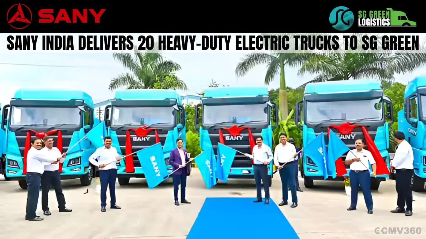 SANY India Delivers 20 Heavy-Duty Electric Trucks to SG Green SANY India Delivers 20 Heavy-Duty Electric Trucks to SG Green.webp