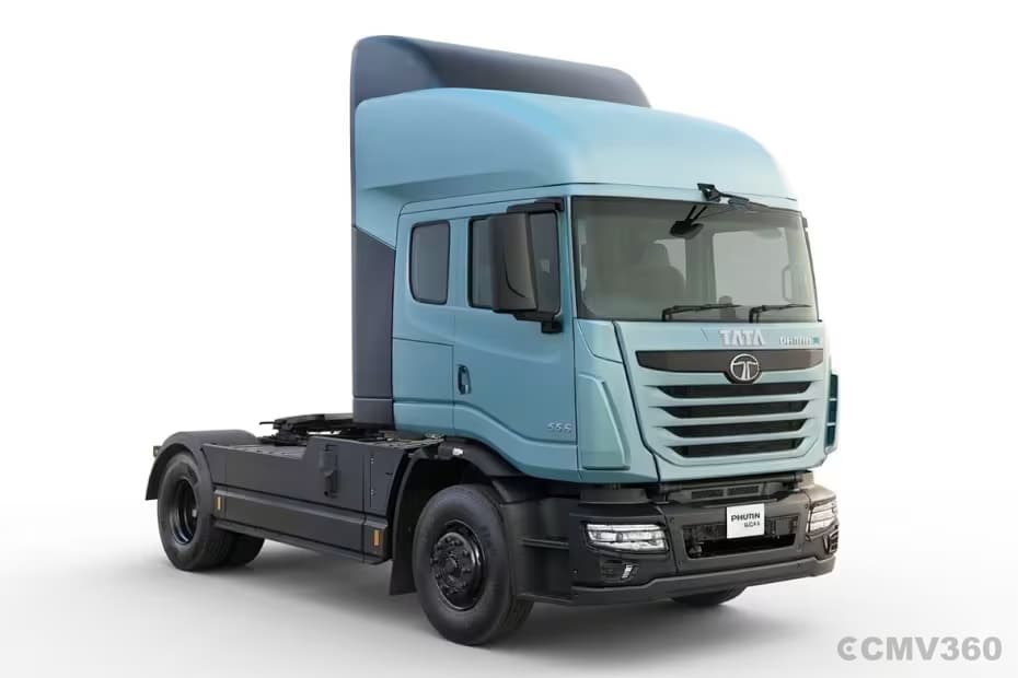 Tata Prima E.55S Light Blue Color Tata Prima E.55S Light Blue Color