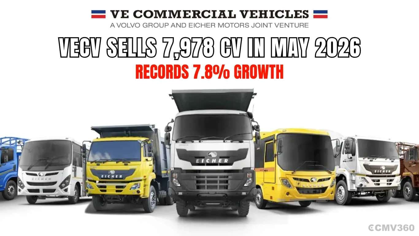 VECV Sells 7,978 Commercial Vehicles in May 2026, Records 7.8% Growth VECV Sells 7,978 Commercial Vehicles in May 2026, Records 7.8% Growth