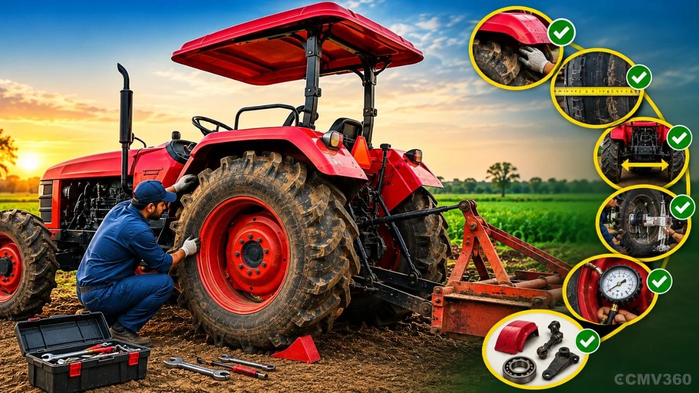 Fix for Tractor Tyre Rubbing