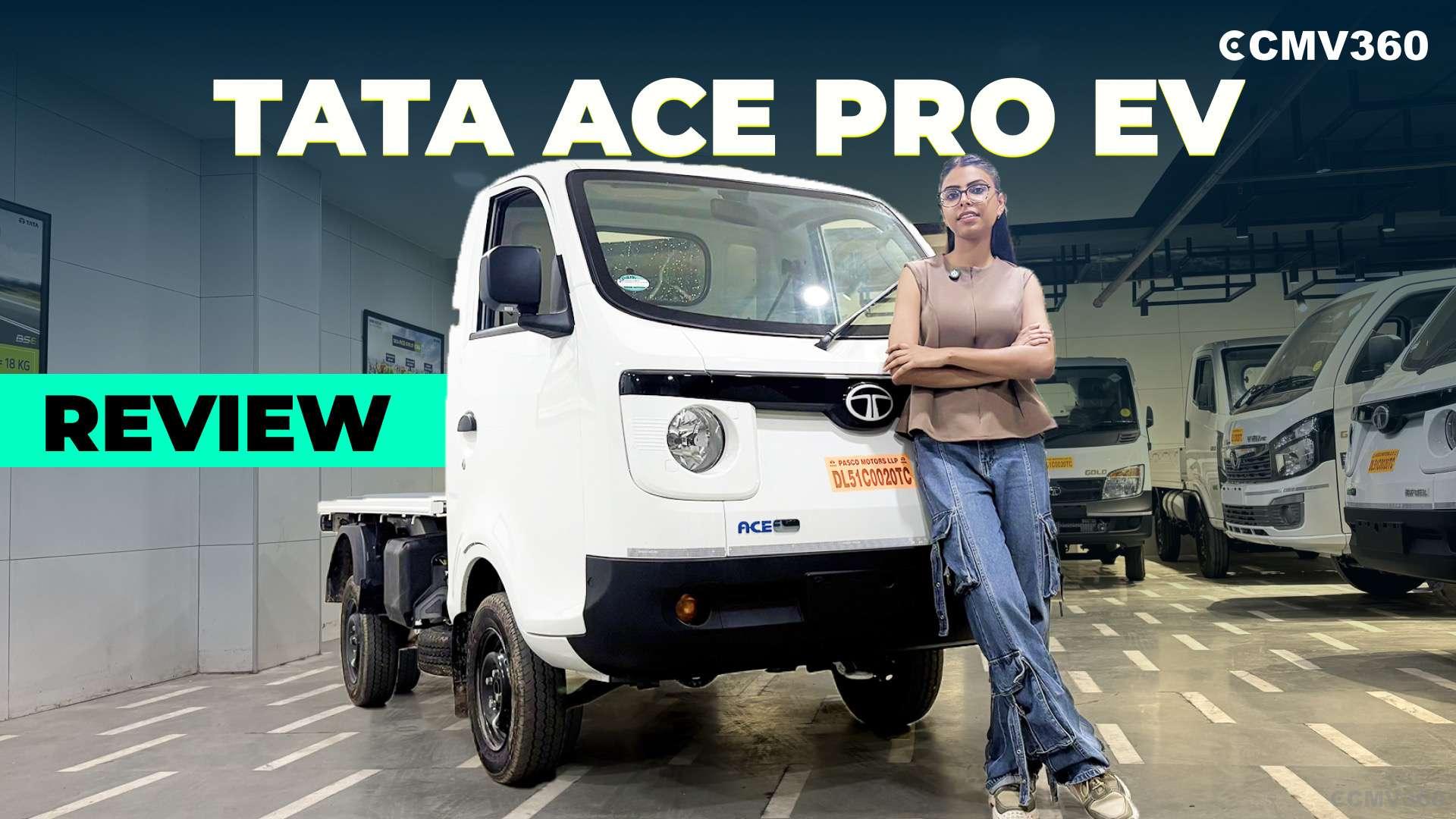 Tata ACE Pro EV review Tata ACE Pro EV review