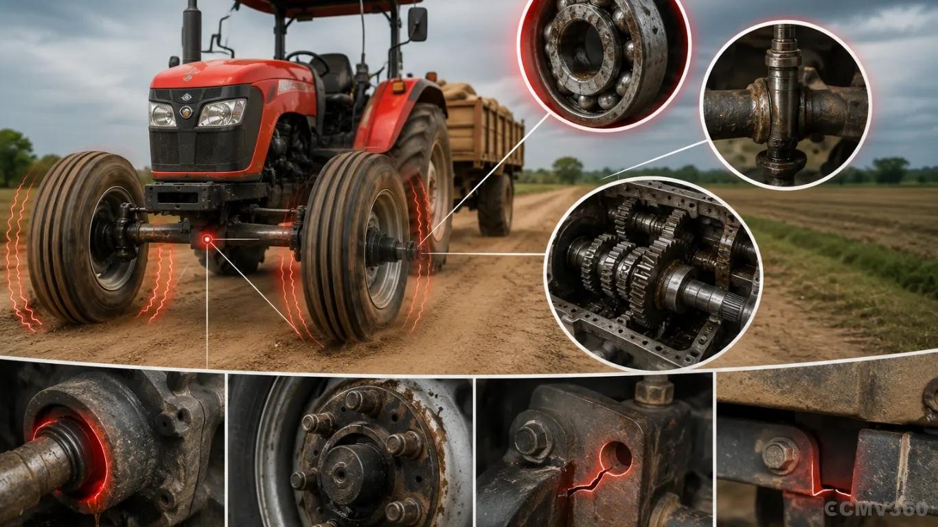 Impact of Wheel Vibration on Tractor Transmission and Axle Life