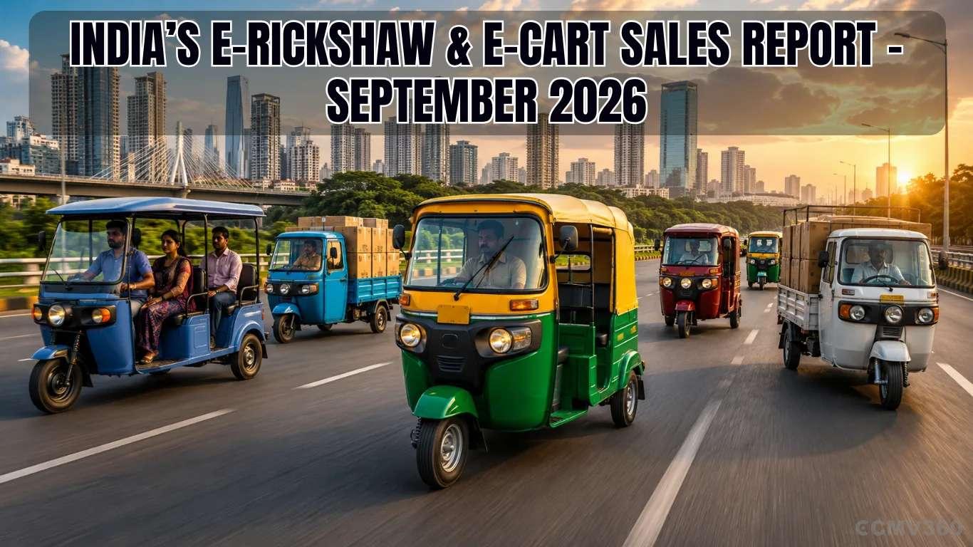 भारत की ई-रिक्शा और ई-कार्ट बिक्री रिपोर्ट - सितंबर 2026 India’s E-Rickshaw & E-Cart Sales Report - September 2026