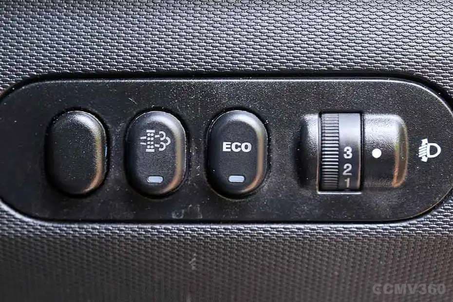 ECO Switch and Easy Controls for Better Fuel Efficiency ECO Switch and Easy Controls for Better Fuel Efficiency