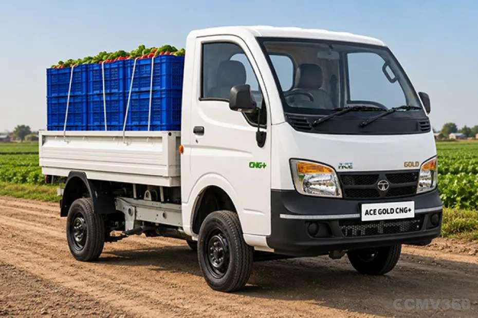 Tata Ace Gold CNG Plus Three Quarter View Tata Ace Gold CNG Plus Three Quarter View
