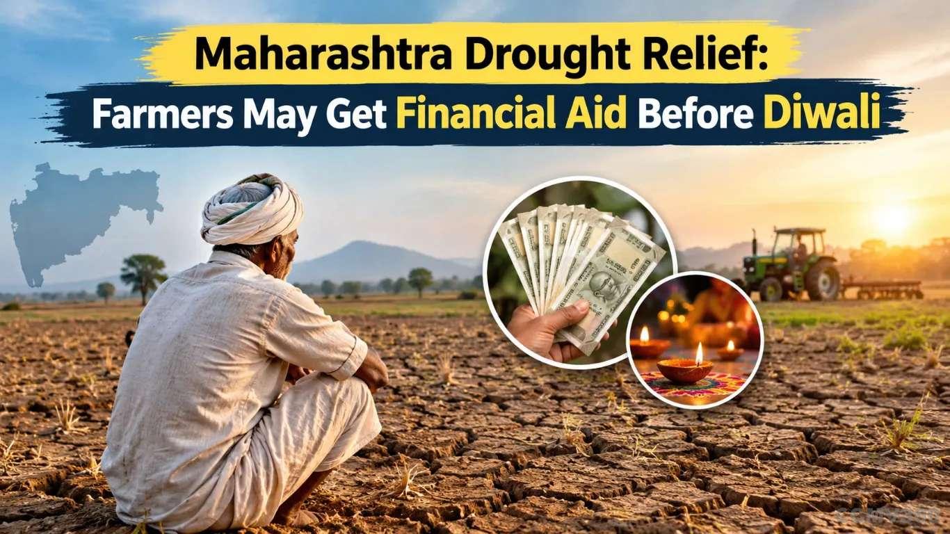 महाराष्ट्र दुष्काळ मुक्त: दिवाळीपूर्वी शेतकर Maharashtra Drought Relief: Farmers May Get Financial Aid Before Diwali
