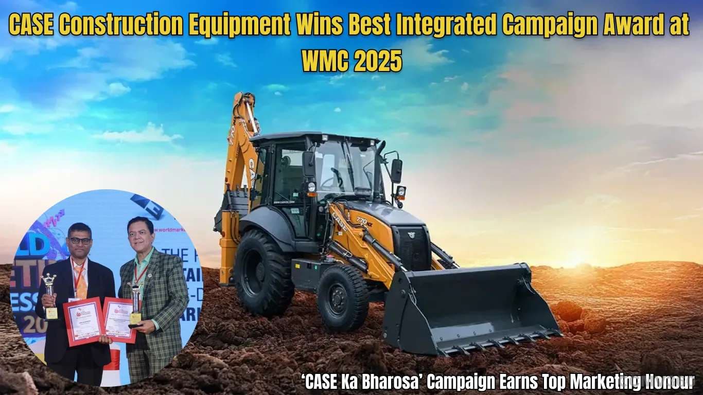 CASE Construction Equipment Wins Best Integrated Campaign Award at WMC 2025 CASE Construction Equipment Wins Best Integrated Campaign Award at WMC 2025