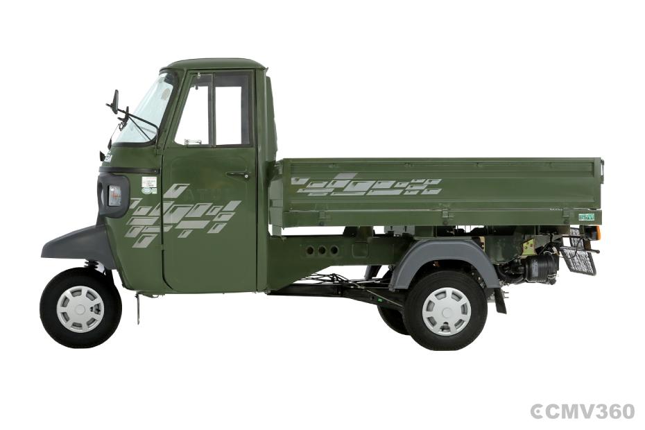 Atul Gem Cargo Diesel Army Green Left Side View Atul Gem Cargo Diesel Army Green Left Side View