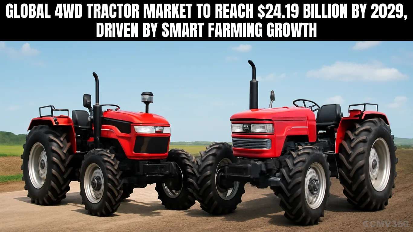 Global 4WD Tractor Market to Reach $24.19 Billion by 2029, Driven by Smart Farming Growth Global 4WD Tractor Market to Reach $24.19 Billion by 2029, Driven by Smart Farming Growth.webp