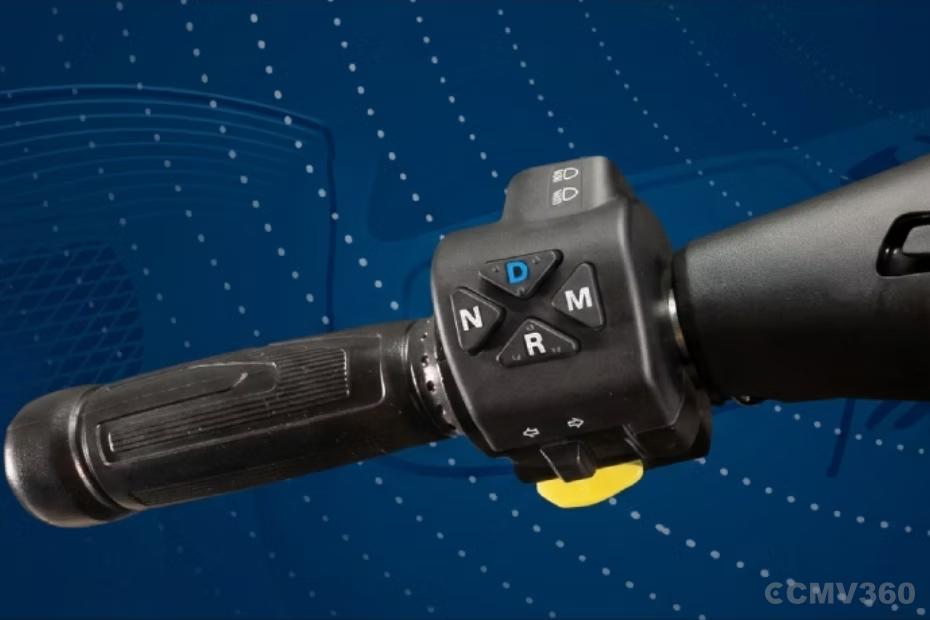 Bajaj WEGO P50 Handlebar with Control Switches and Grip Close View Bajaj WEGO P50 Handlebar with Control Switches and Grip Close View