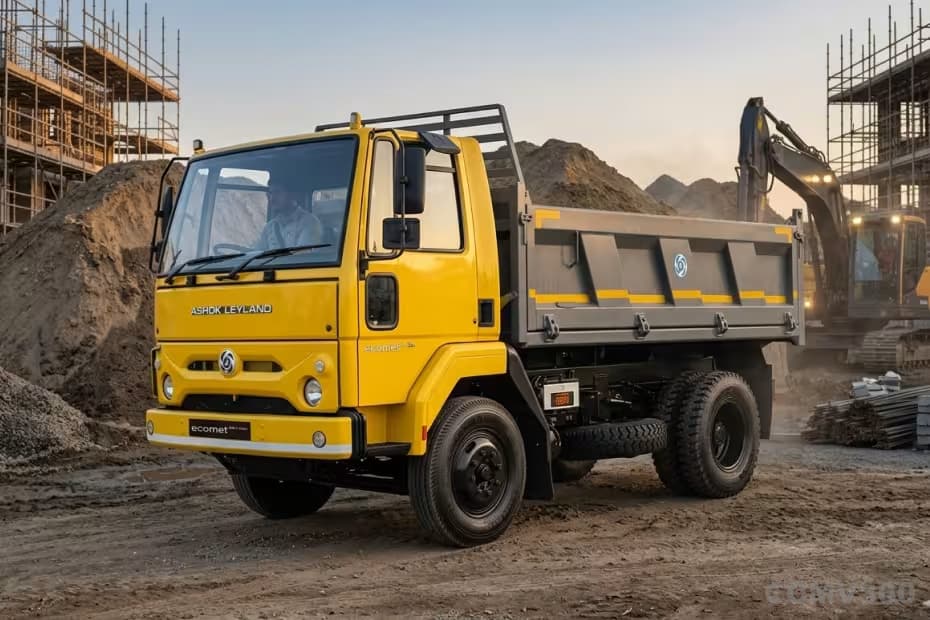 Ashok Leyland Ecomet 1015 Tipper Left Front Three Quarter Ashok Leyland Ecomet 1015 Tipper Left Front Three Quarter