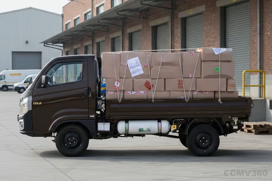 Tata Intra V20 Gold Left Side View Tata Intra V20 Gold Left Side View