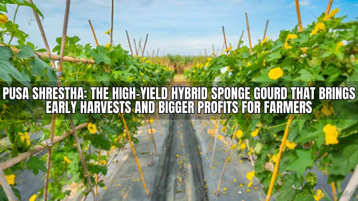 Pusa Shrestha: The High-Yield Hybrid Sponge Gourd That Brings Early Harvests and Bigger Profits for Farmers Pusa Shrestha (1).webp
