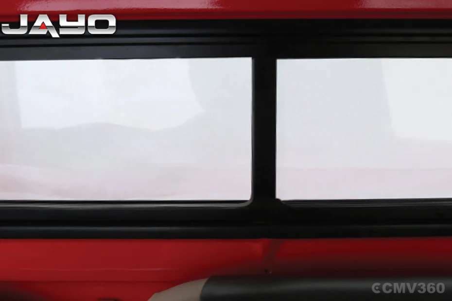Wide windows for better visibility and airy cabin feel Wide windows for better visibility and airy cabin feel