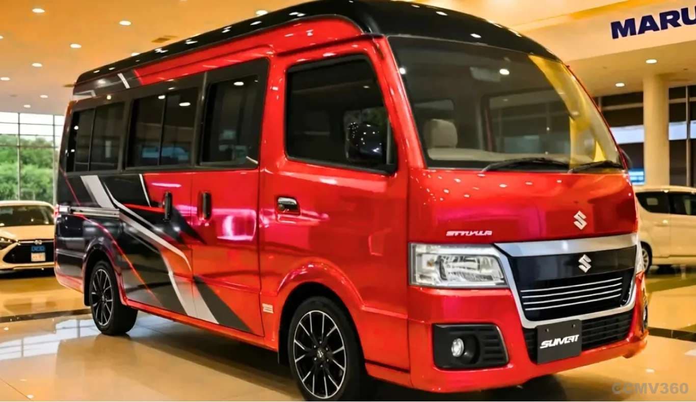 Maruti की नई मिनी बस ₹4.99 लाख में लॉन्च हुई, 28 KMPL माइलेज और 12-16 सीटिंग क्षमता का वादा करती है Maruti’s New Mini Bus Launched at ₹4.99 Lakh, Promises 28 KMPL Mileage and 12–16 Seating Capacity
