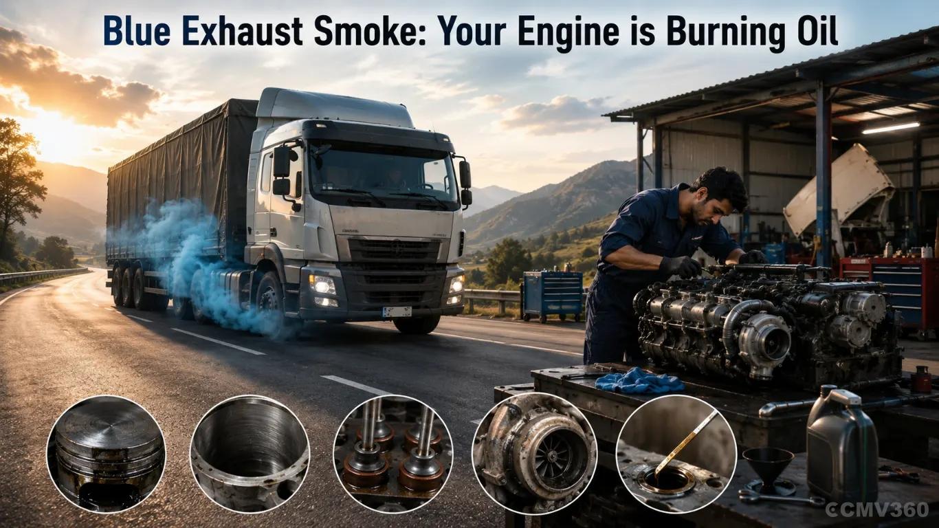 Blue Exhaust Smoke: Your Engine is Burning Oil