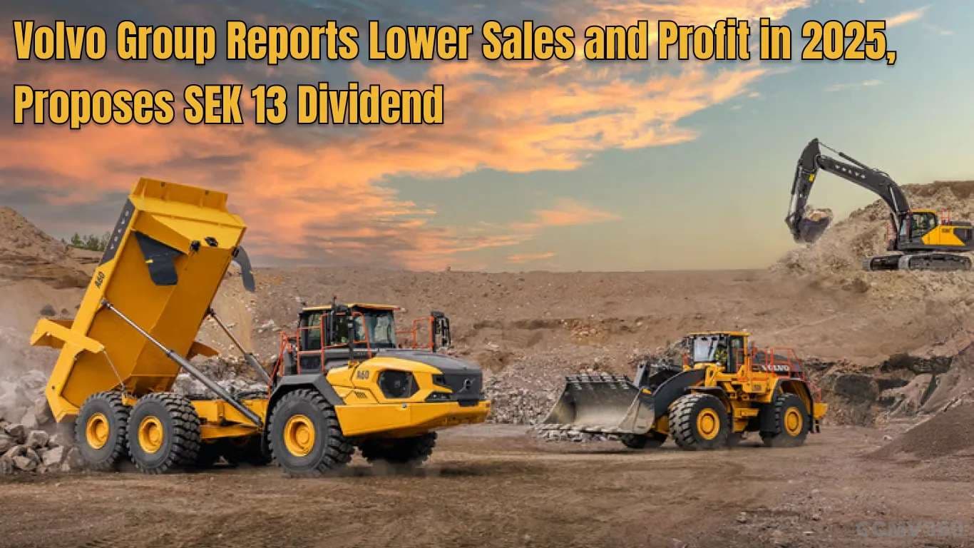 Volvo Group Reports Lower Sales and Profit in 2025, Proposes SEK 13 Dividend Volvo Group Reports Lower Sales and Profit in 2025, Proposes SEK 13 Dividend