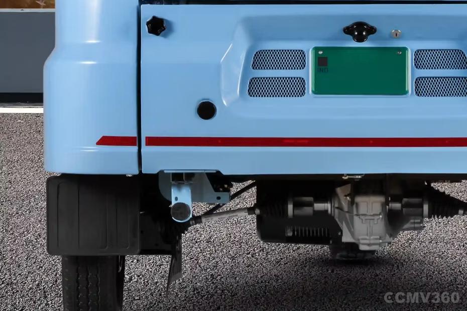 Bajaj WEGO P70 Rear Underbody with Suspension and Axle View Bajaj WEGO P70 Rear Underbody with Suspension and Axle View