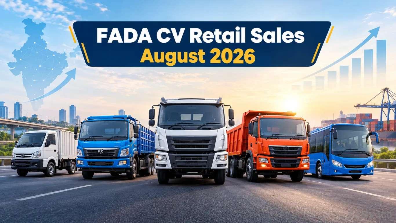 FADA CV Retail Sales August 2026 FADA CV Retail Sales August 2026