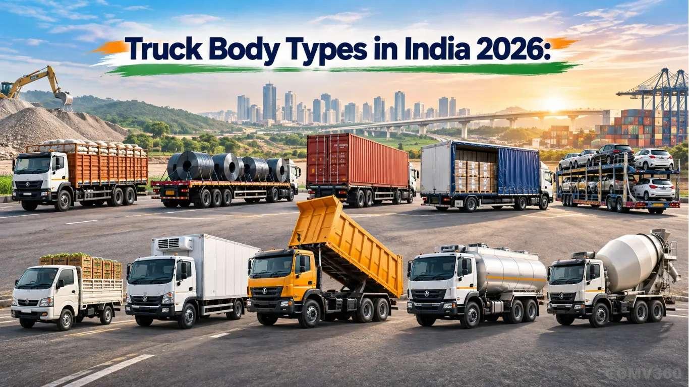 Truck Body Types in India 2026: Complete Guide to Choosing the Right Commercial Vehicle Body Truck Body Types in India 2026