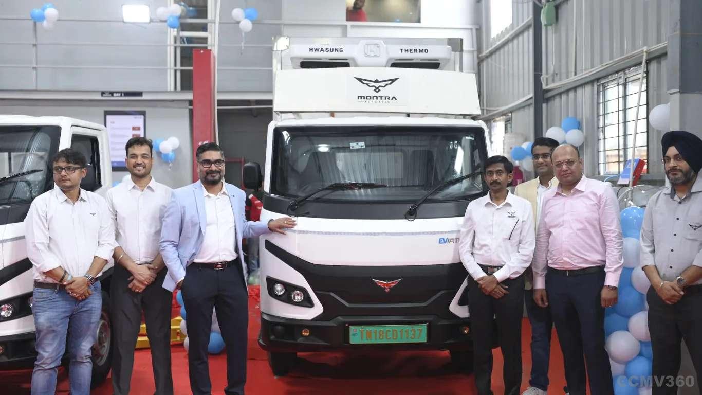 Montra Electric Opens First e-SCV Dealership in West Bengal, Eviator Fleet Crosses 1,000 Units Montra Electric Opens First e-SCV Dealership in West Bengal, Eviator Fleet Crosses 1,000 Units