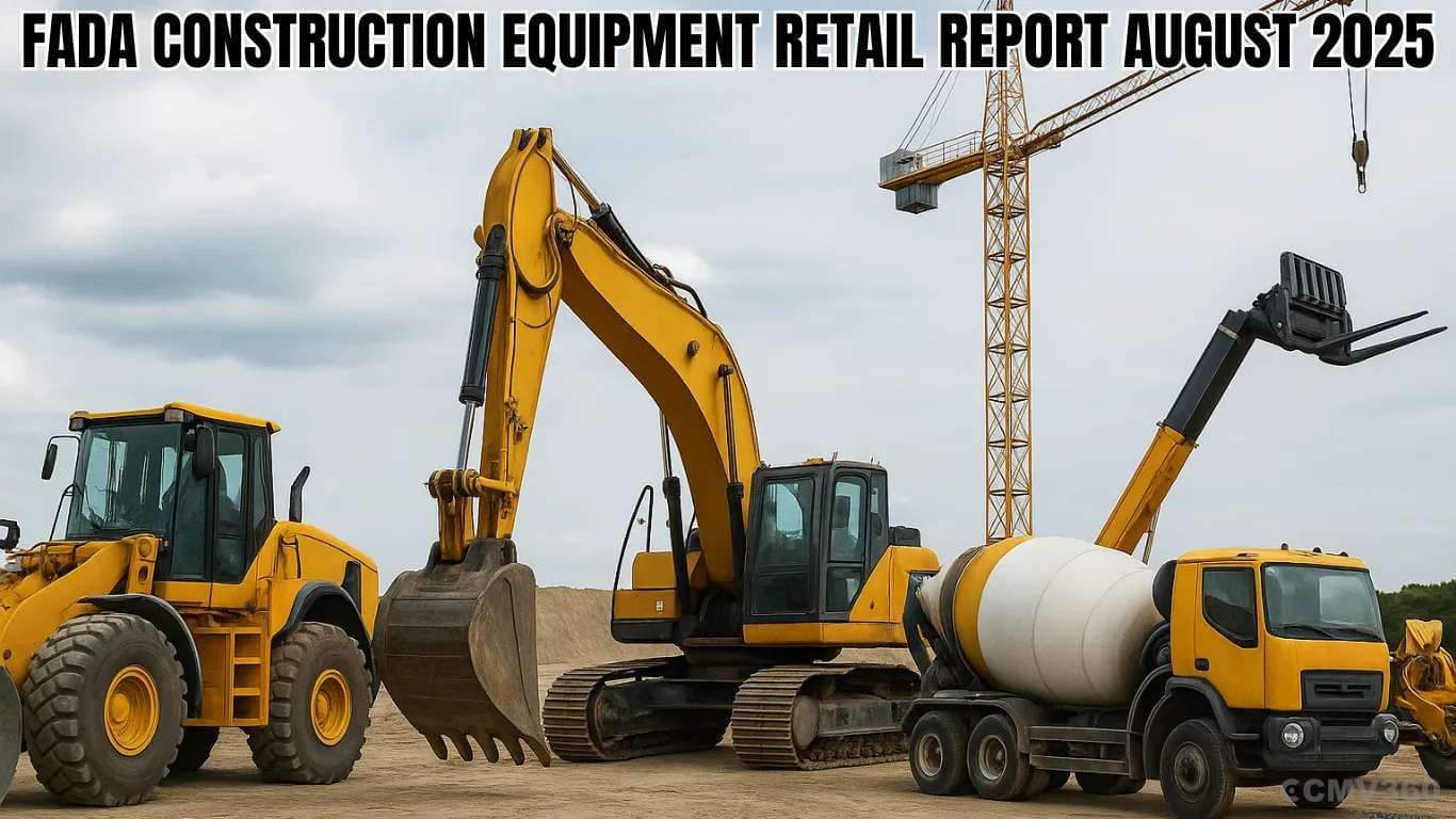 FADA Construction Equipment Retail Report August 2025: JCB Leads with 54% Market Share Despite Industry Decline FADA Construction Equipment Retail Report August 2025.webp