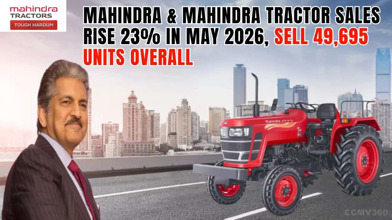 Mahindra & Mahindra Tractor Sales Rise 23% in May 2026, Sell 49,695 Units Overall Mahindra & Mahindra Tractor Sales Rise 23% in May 2026, Sell 49,695 Units Overall