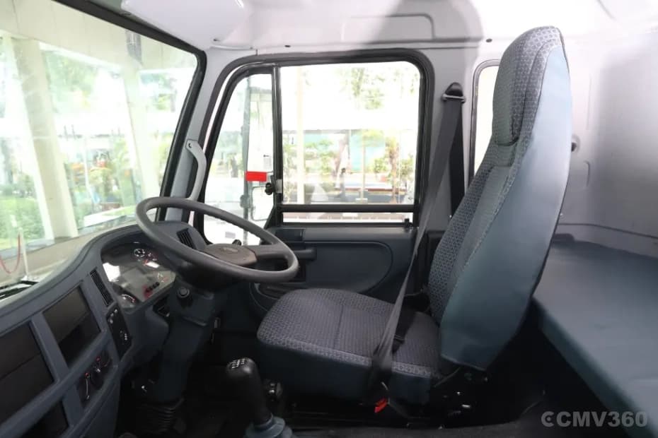 Eicher Pro 6028 CNG Driver Seat with Steering Wheel and Side Window View Eicher Pro 6028 CNG Driver Seat with Steering Wheel and Side Window View
