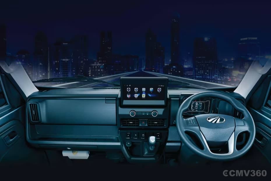 Mahindra Veero Dashboard and Steering Wheel View Mahindra Veero Dashboard and Steering Wheel View