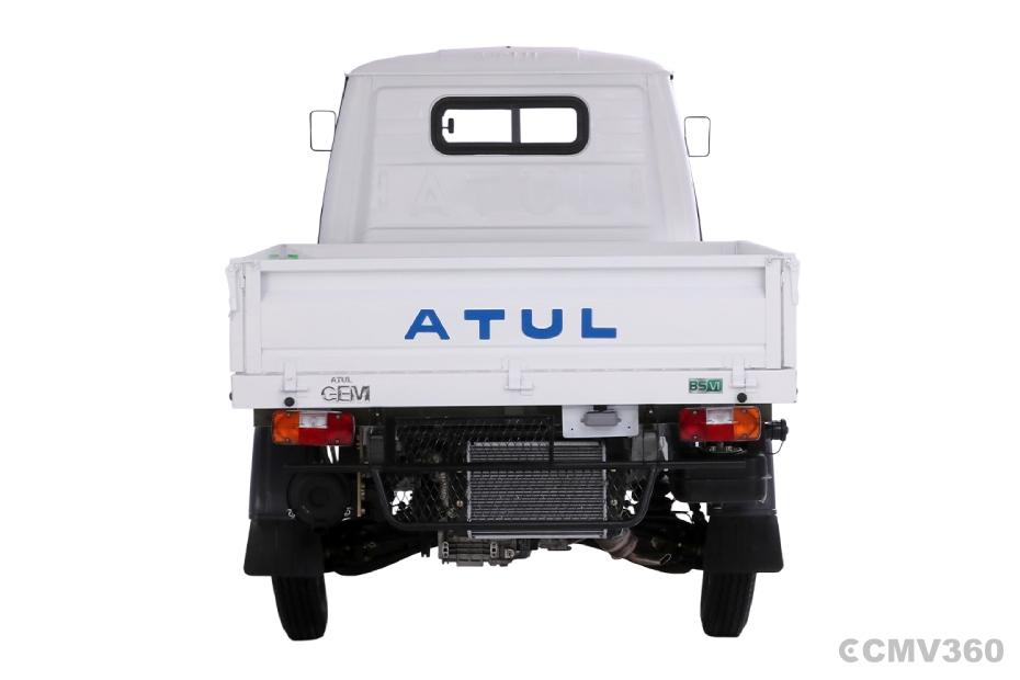 Atul Gem Cargo Diesel White Rear View Atul Gem Cargo Diesel White Rear View