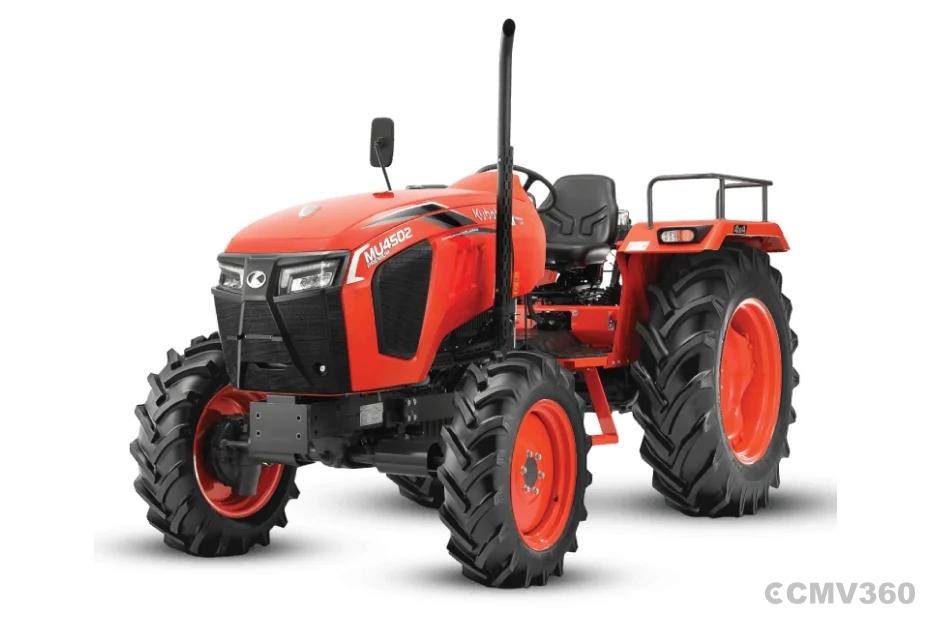 Kubota MU4502 4WD tractor orange color Kubota MU4502 4WD tractor orange color