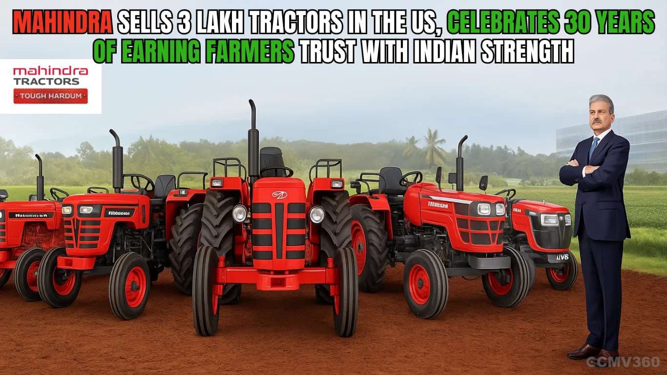 Mahindra Sells 3 Lakh Tractors in the US, Celebrates 30 Years of Earning Farmers Trust with Indian Strength Mahindra Sells 3 Lakh Tractors in US.webp