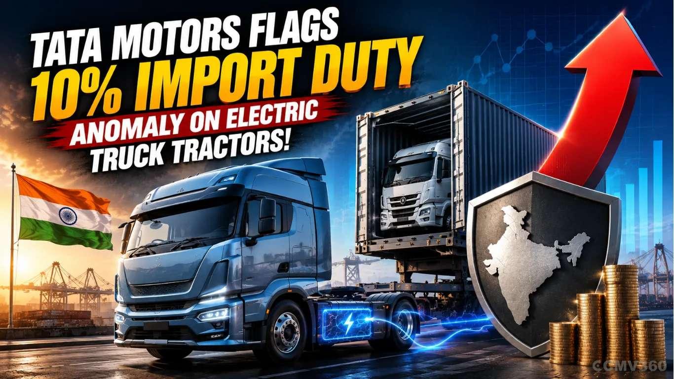 Tata Motors Flags 10% Import Duty Anomaly on Electric Truck Tractors Tata Motors Flags 10% Import Duty Anomaly on Electric Truck Tractors