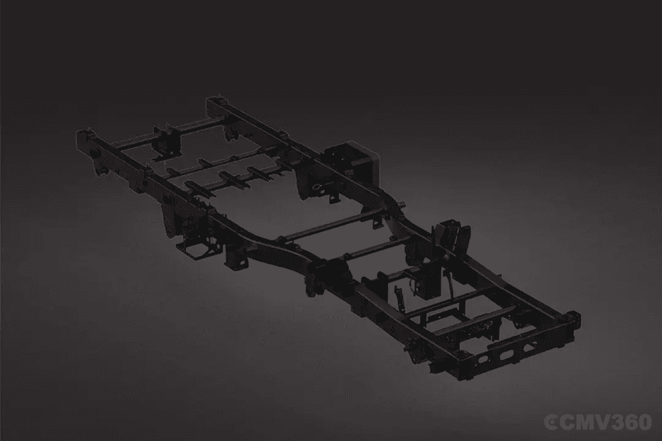 Reinforced steel cabin, heavy chassis & wide tyres for tough roads Reinforced steel cabin, heavy chassis & wide tyres for tough roads