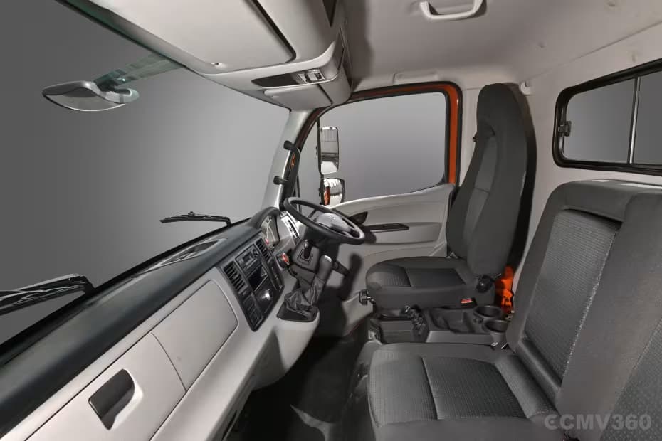 Tata T.7 Ultra Premium Cabin with Dual Seats and Dashboard Tata T.7 Ultra Premium Cabin with Dual Seats and Dashboard