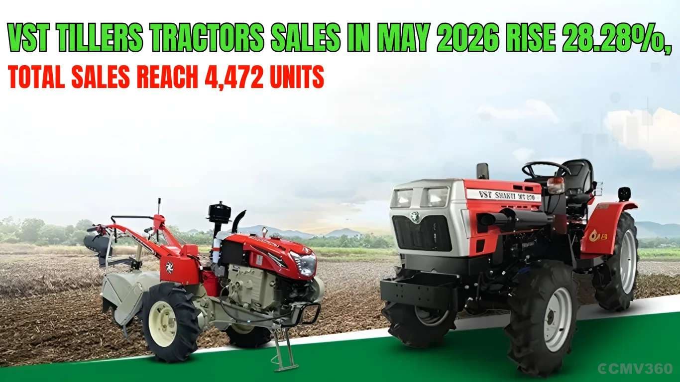 VST Tillers Tractors Sales in May 2026 Rise 28.28%, Total Sales Reach 4,472 Units VST Tillers Tractors Sales in May 2026 Rise 28.28%, Total Sales Reach 4,472 Units