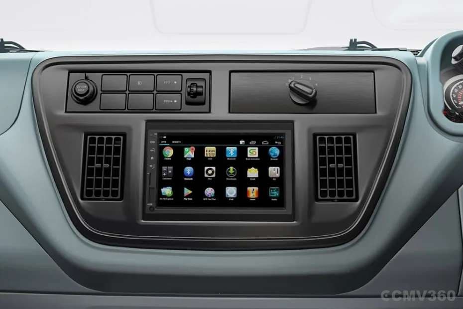 Touchscreen infotainment with steering-mounted controls Touchscreen infotainment with steering-mounted controls