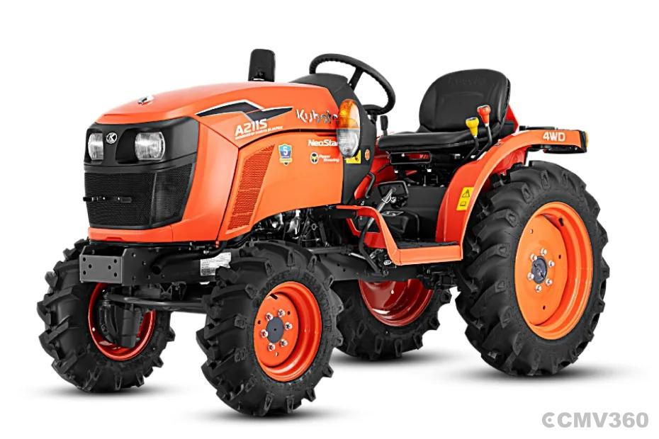 Kubota NeoStar A211S Standard 4WD orange color tractor Kubota NeoStar A211S Standard 4WD orange color tractor