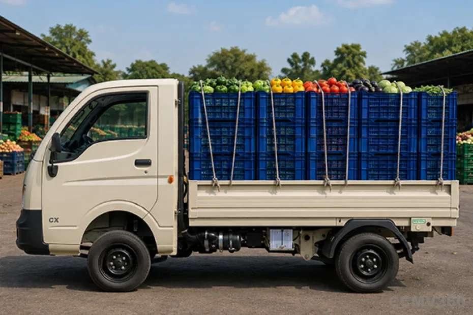Tata Ace Gold Petrol Side Angle View Tata Ace Gold Petrol Side Angle View