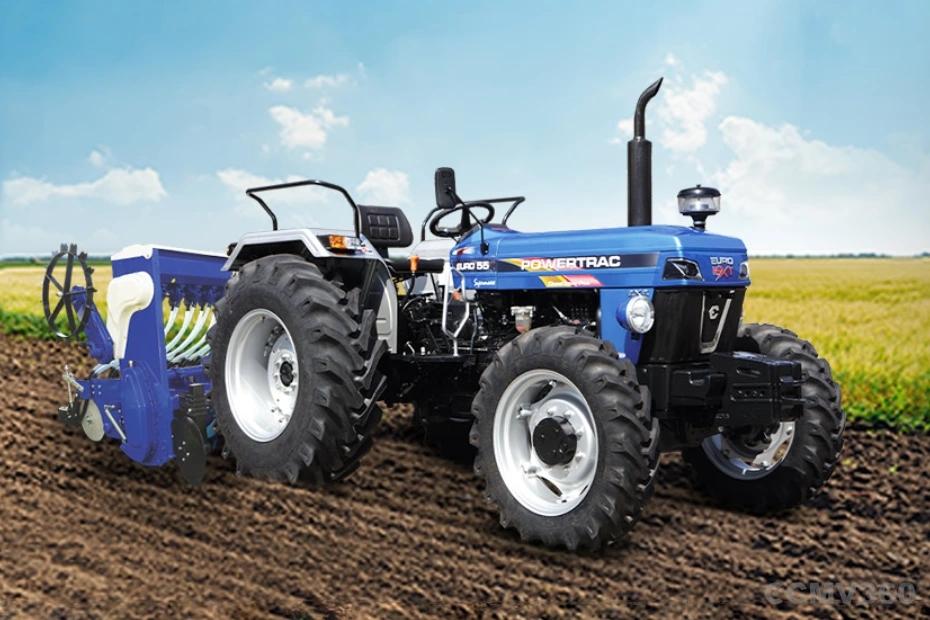 Powertrac Euro 55 Next 4WD Right Front Three Quarter Powertrac Euro 55 Next 4WD Right Front Three Quarter