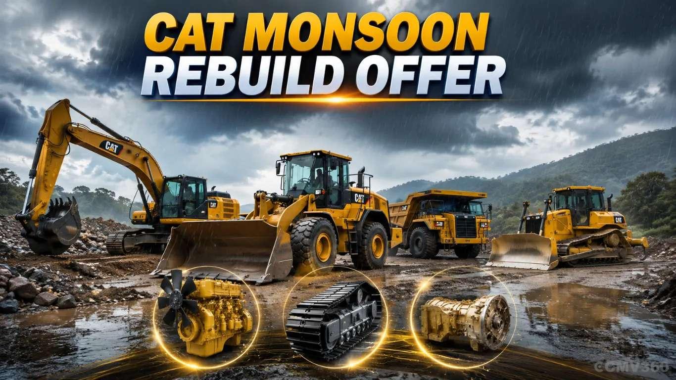 CAT Announces Monsoon Rebuild Offer for Construction Machine Parts CAT Announces Monsoon Rebuild Offer for Construction Machine Parts