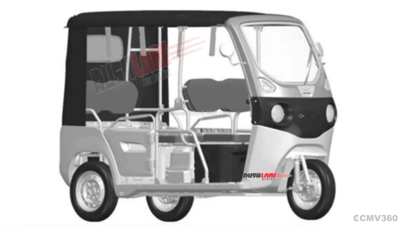 Bajaj Patents New Electric 3-Wheeler To Challenge Unbranded e-Rickshaws Bajaj Patents New Electric 3-Wheeler To Challenge Unbranded e-Rickshaws.webp