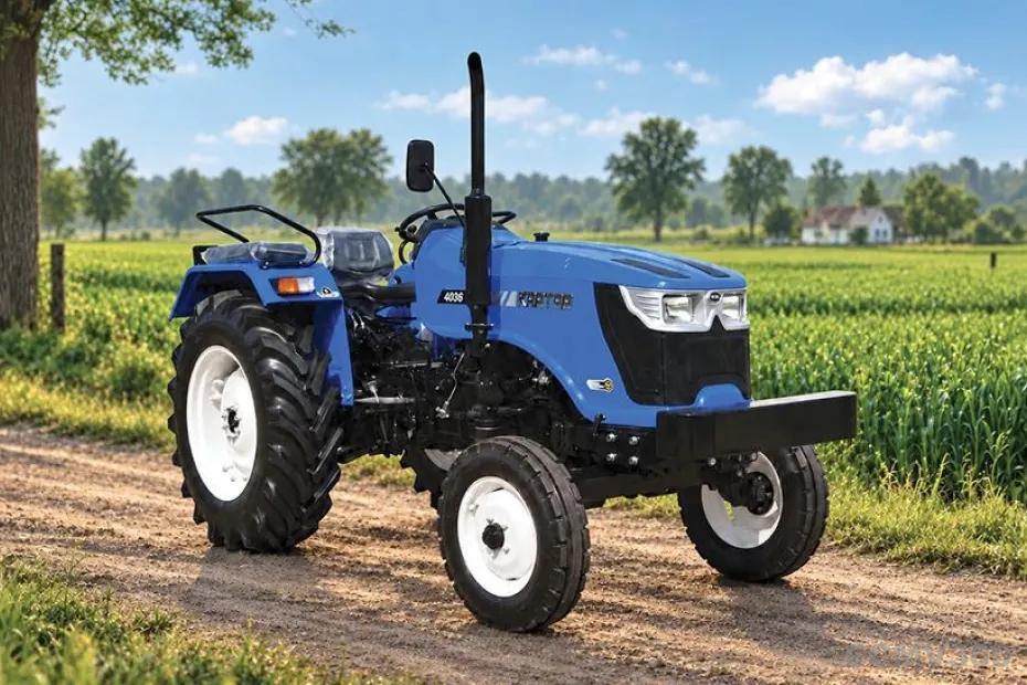 Kartar 4036 2WD tractor right front three-quarter view Kartar 4036 2WD tractor right front three-quarter view