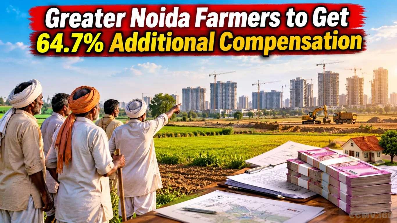 Greater Noida Farmers to Get 64.7% Additional Compensation Greater Noida Farmers to Get 64.7% Additional Compensation