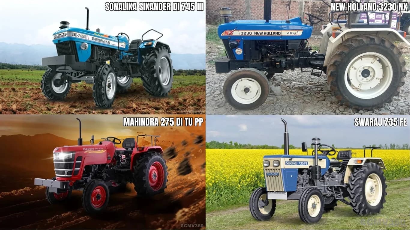 Top 5 Mileage Tractors in India (2025)