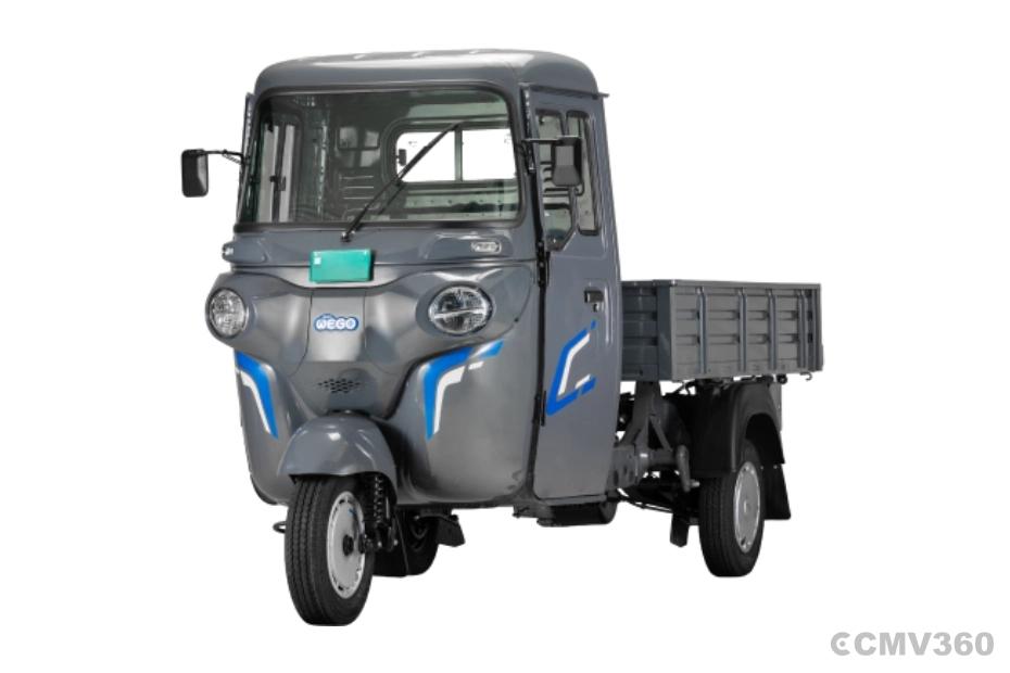 Bajaj WEGO C90 electric three-wheeler in grey color Bajaj WEGO C90 electric three-wheeler in grey color