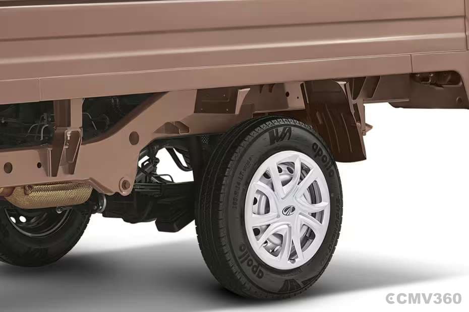 8-leaf springs, big R14 tyres & dual LSPV brakes 8-leaf springs, big R14 tyres & dual LSPV brakes
