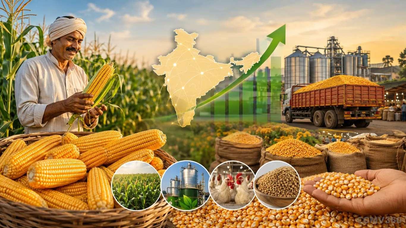 इथेनॉलची मागणी आणि तेलंगणा खरेदीत किंमती वाढवल्यामु Maize Market Sees Fresh Momentum as Ethanol Demand and Telangana Procurement Boost Prices
