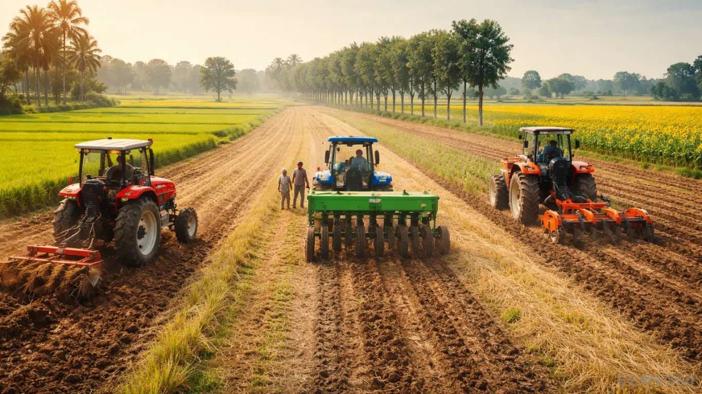 India Tillage Practices 2026: Conventional vs Zero Tillage, DSR, Strip Farming & Crop-Wise Usage Explained India Tillage Practices 2026